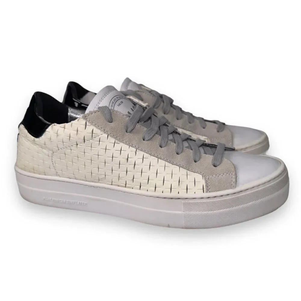 P448 Thea Overload Classic Casual Perf Sneakers White Women's 9.5-10‎